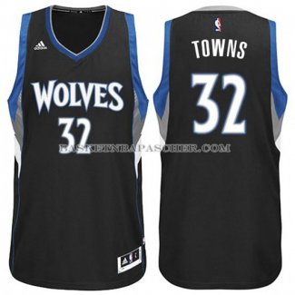 Maillot Minnesota Timberwolves Towns Noir