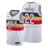 Maillot New Orleans Pelicans Derrick Favors Earned Blanc