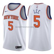 Maillot New York Knicks Courtney Lee Association 2017-18 Blanc