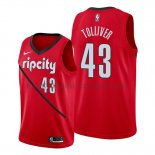 Maillot Portland Trail Blazers Anthony Tolliver Earned Rouge