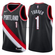 Maillot Portland Trail Blazers Evan Turner Icon 2017-18 Noir