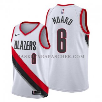 Maillot Portland Trail Blazers Jaylen Hoard Association Blanc