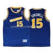 Maillot Retro Golden State Warriors Sprewell Bleu