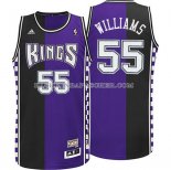 Maillot Retro Sacramento Kings Williams Purpura Noir
