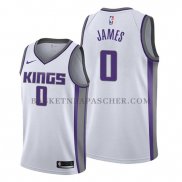 Maillot Sacramento Kings Justin James Association 2019-20 Blanc