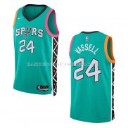 Maillot San Antonio Spurs Devin Vassell NO 24 Ville 2022-23 Vert