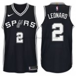 Maillot San Antonio Spurs Kawhi Leonard 2017-18 Noir