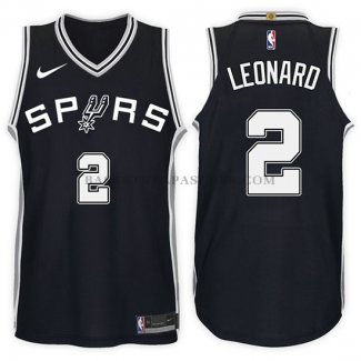 Maillot San Antonio Spurs Kawhi Leonard 2017-18 Noir