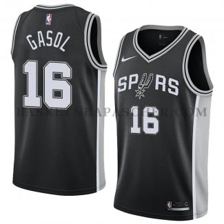 Maillot San Antonio Spurs Pau Gasol Icon 2017-18 Noir