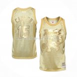 Maillot Toronto Raptors Vince Carter Mitchell & Ness 1998-99 Or