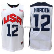 Maillot USA 2012 Harden Blanc