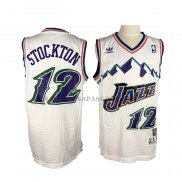 Maillot Utah Jazz John Stockton Retro Blanc