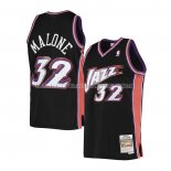 Maillot Utah Jazz Karl Malone No 32 Hardwood Classics 1998-99 Noir Maillot Utah Jazz Karl Malone No 32 Hardwood Classics 1998-99 Noir