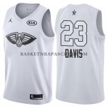 Maillot All Star 2018 New Orleans Pelicans Anthony Davis Blanc