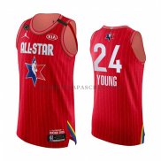 Maillot All Star 2020 Atlanta Hawks Trae Young Authentique Rouge