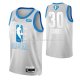 Maillot All Star 2022 Golden State Warriors Stephen Curry NO 30 Gris