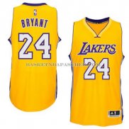 Maillot Authentique Los Angeles Lakers Bryant Jaune