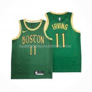 Maillot Boston Celtics Kyrie Irving NO 11 Ville Vert