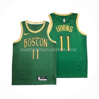 Maillot Boston Celtics Kyrie Irving NO 11 Ville Vert