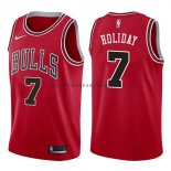 Maillot Chicago Bulls Justin Holiday Icon 2017-18 Rouge