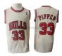 Maillot Chicago Bulls Scottie Pippen Retro 33 Crema