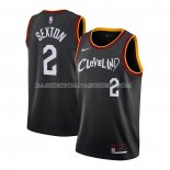 Maillot Cleveland Cavaliers Collin Sexton Ville 2020-21 Noir