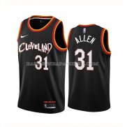Maillot Cleveland Cavaliers Jarrett Allen Ville 2020-21 Noir