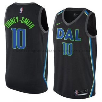 Maillot Dallas Mavericks Dorian Finney Smith Ciudad 2018 Noir