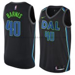Maillot Dallas Mavericks Harrison Barnes Ciudad 2018 Noir