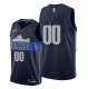 Maillot Dallas Mavericks Personnalise Statement 2017-18 Bleu