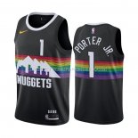 Maillot Denver Nuggets Michael Porter JR. Ville Noir Maillot Denver Nuggets Michael Porter JR. Ville Noir