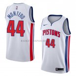 Maillot Detroit Pistons Luis Montero Association 2018 Blanc Maillot Detroit Pistons Luis Montero Association 2018 Blanc
