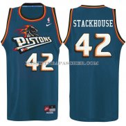 Maillot Detroit Pistonss Stackhouse Bleu