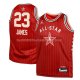 Maillot Enfant All Star 2024 Los Angeles Lakers LeBron James NO 23 Rouge