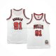 Maillot Enfant Chicago Bulls Dennis Rodman NO 91 Mitchell & Ness 1997-98 Blanc