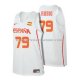 Maillot Espagne Rubio 2016 Blanc