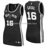 Maillot Femme San Antonio Spurs Gasol Noir