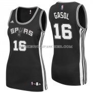 Maillot Femme San Antonio Spurs Gasol Noir