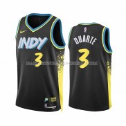 Maillot Indiana Pacers Chris Duarte NO 3 Ville 2023-24 Noir