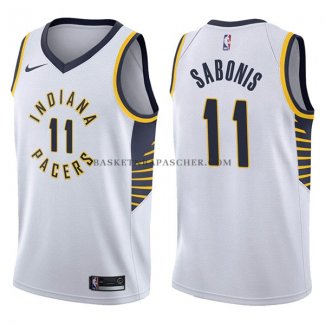 Maillot Indiana Pacers Domantas Sabonis Association 2017-18 Blan