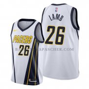 Maillot Indiana Pacers Jeremy Lamb Earned Blanc
