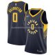 Maillot Indiana Pacers Tyrese Haliburton NO 0 Icon 2022-23 Bleu