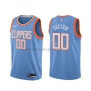 Maillot Los Angeles Clippers Personnalise Ville Bleu