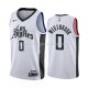 Maillot Los Angeles Clippers Russell Westbrook NO 0 Ville Blanc