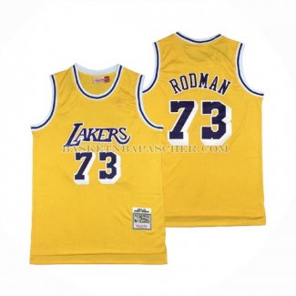 Maillot Los Angeles Lakers Dennis Rodman Mitchell & Ness 1998-99 Jaune