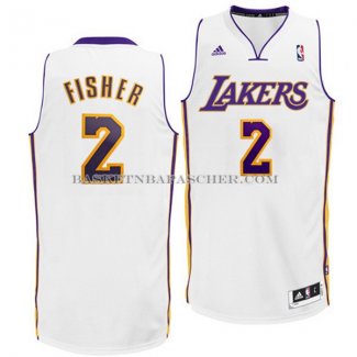 Maillot Los Angeles Lakers Fisher Blanc