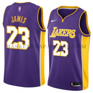 Maillot Los Angeles Lakers Lebron James Statement 2017-18 Volet