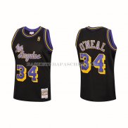 Maillot Los Angeles Lakers Shaquille O'neal NO 34 Mitchell & Ness 1996-97 Noir