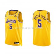 Maillot Los Angeles Lakers Talen Horton-tucker NO 5 75th Anniversary 2021-22 Jaune