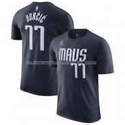 Maillot Manche Courte Dallas Mavericks Luka Doncic Statement 2022-23 Noir